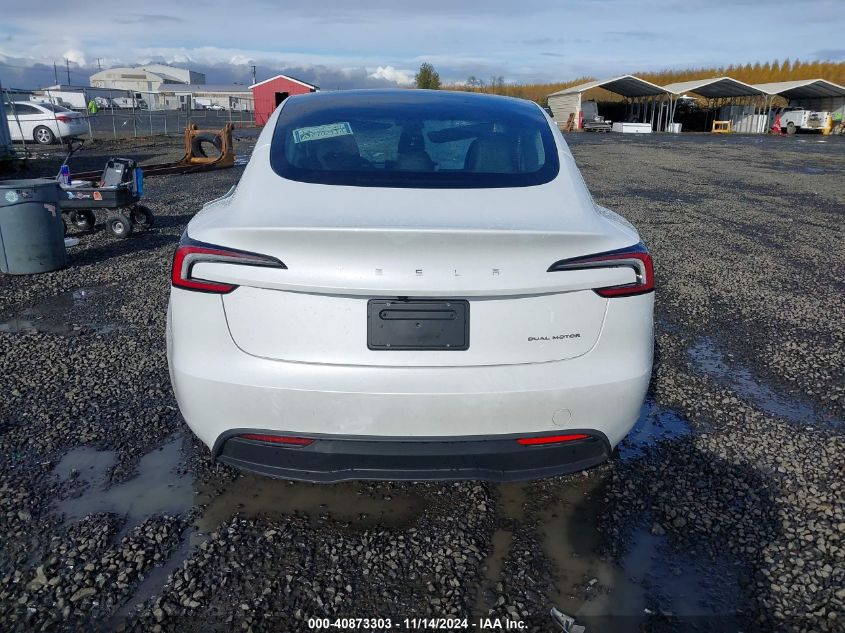 2024 Tesla Model 3 Long Range Dual Motor All-Wheel Drive VIN: 5YJ3E1EB2RF799986 Lot: 40873303