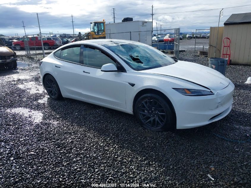 2024 Tesla Model 3 Long Range Dual Motor All-Wheel Drive VIN: 5YJ3E1EB2RF799986 Lot: 40873303