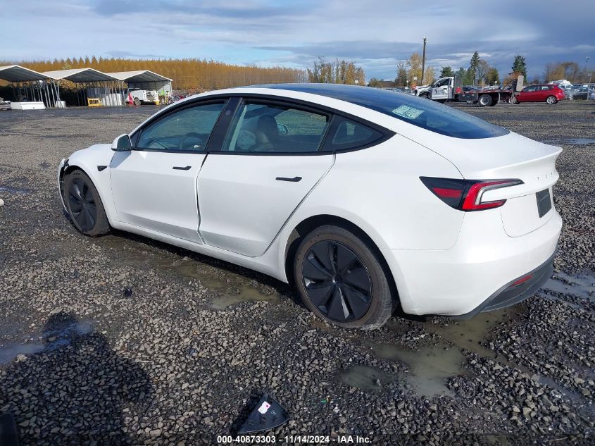 2024 TESLA MODEL 3 LONG RANGE DUAL MOTOR ALL-WHEEL DRIVE - 5YJ3E1EB2RF799986