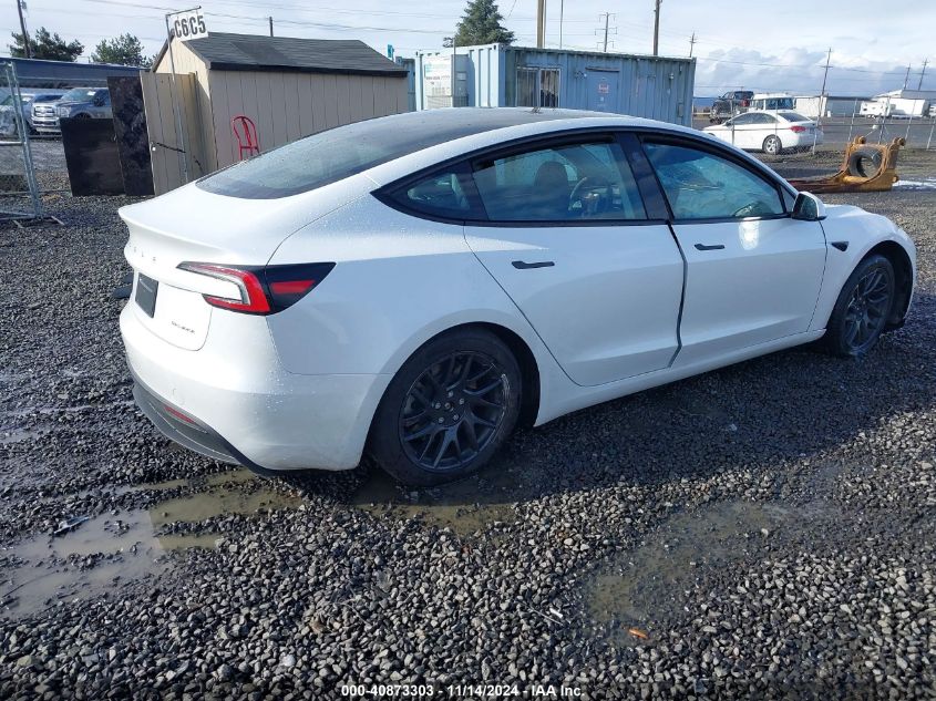 2024 Tesla Model 3 Long Range Dual Motor All-Wheel Drive VIN: 5YJ3E1EB2RF799986 Lot: 40873303