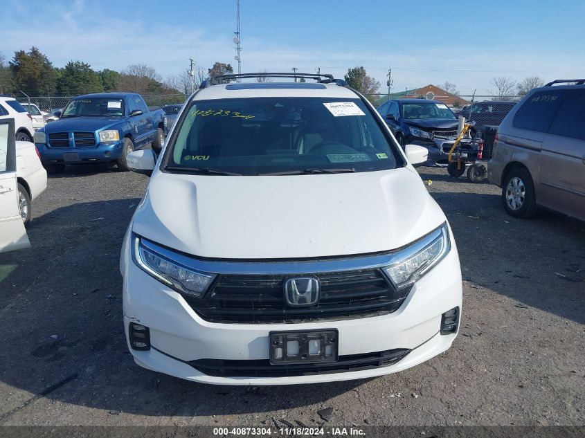 2021 Honda Odyssey Exl VIN: 5FNRL6H72MB007249 Lot: 40873304