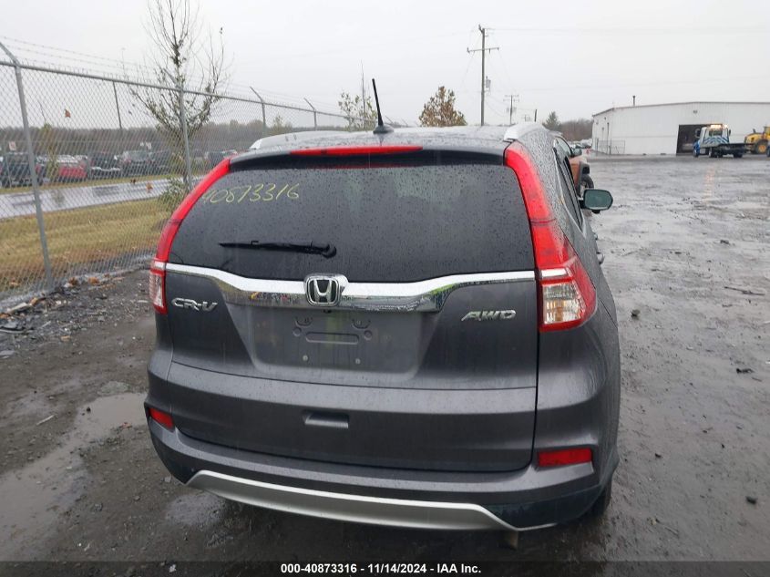 2016 Honda Cr-V Ex-L VIN: 2HKRM4H76GH697398 Lot: 40873316