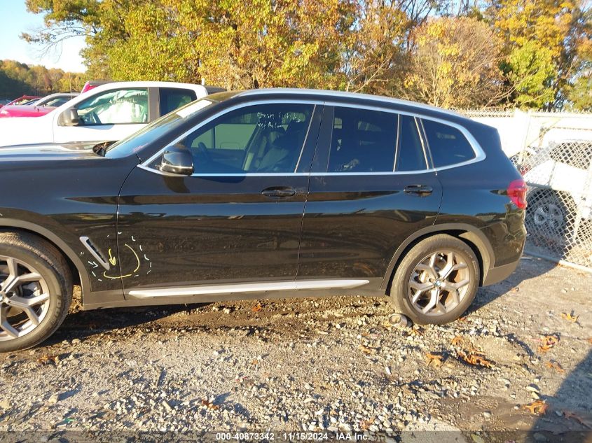 2021 BMW X3 Sdrive30I VIN: 5UXTY3C01M9E34224 Lot: 40873342