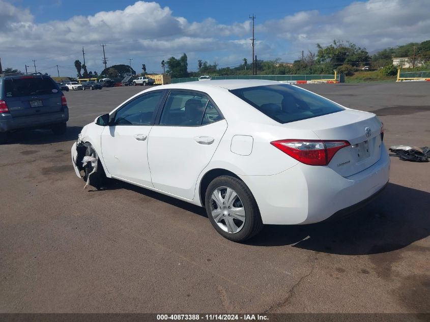 2016 Toyota Corolla Le VIN: 5YFBURHE5GP403165 Lot: 40873388