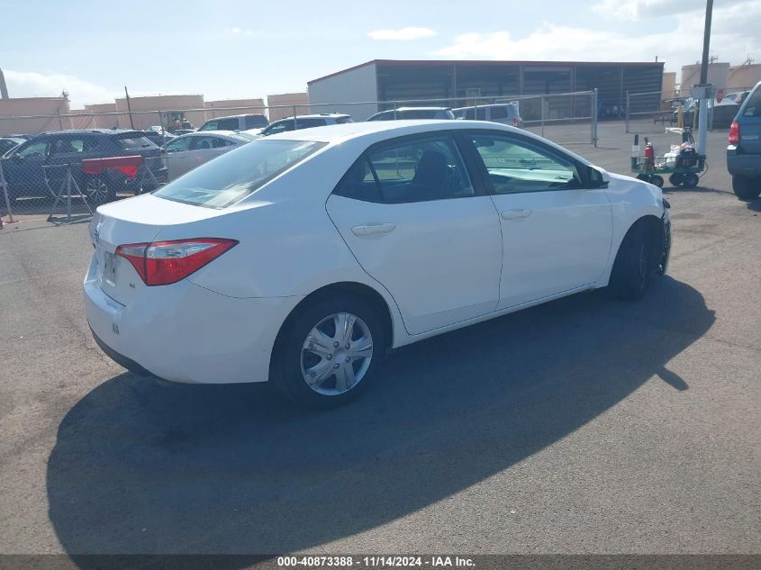 2016 Toyota Corolla Le VIN: 5YFBURHE5GP403165 Lot: 40873388