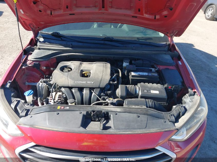 2017 HYUNDAI ELANTRA VIN: KMHD74LF9HU395820