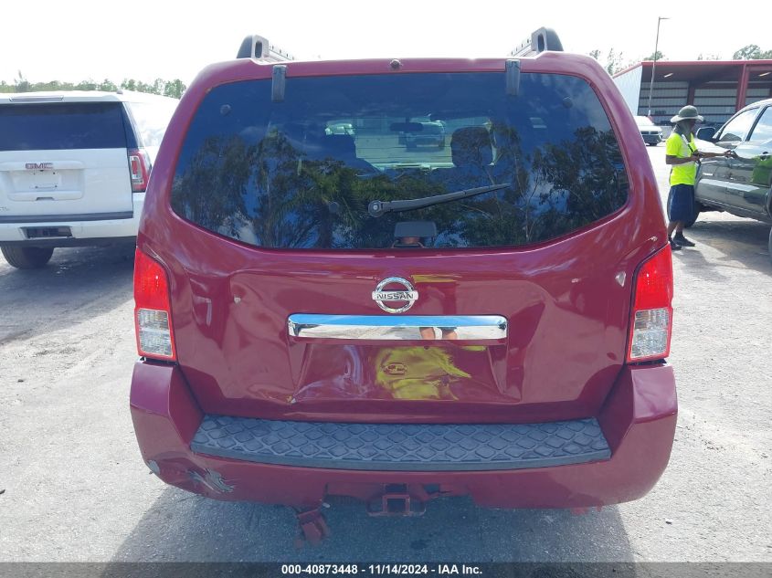 2010 Nissan Pathfinder S Fe+ VIN: 5N1AR1NN6AC617189 Lot: 40873448