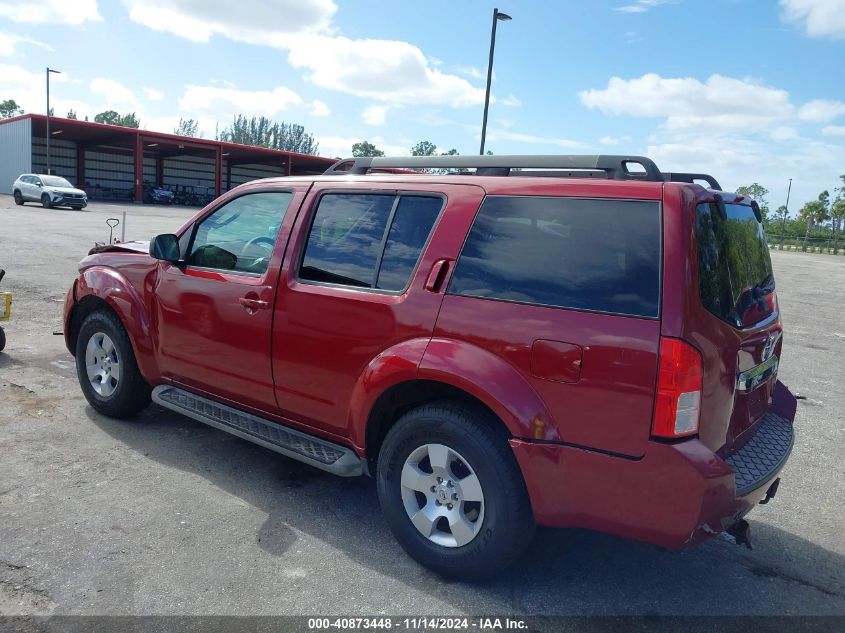 2010 Nissan Pathfinder S Fe+ VIN: 5N1AR1NN6AC617189 Lot: 40873448