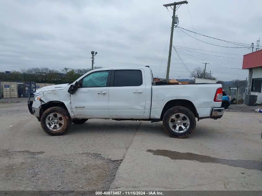 2022 Ram 1500 Big Horn 4X4 5'7 Box VIN: 1C6SRFFM3NN379041 Lot: 40873457