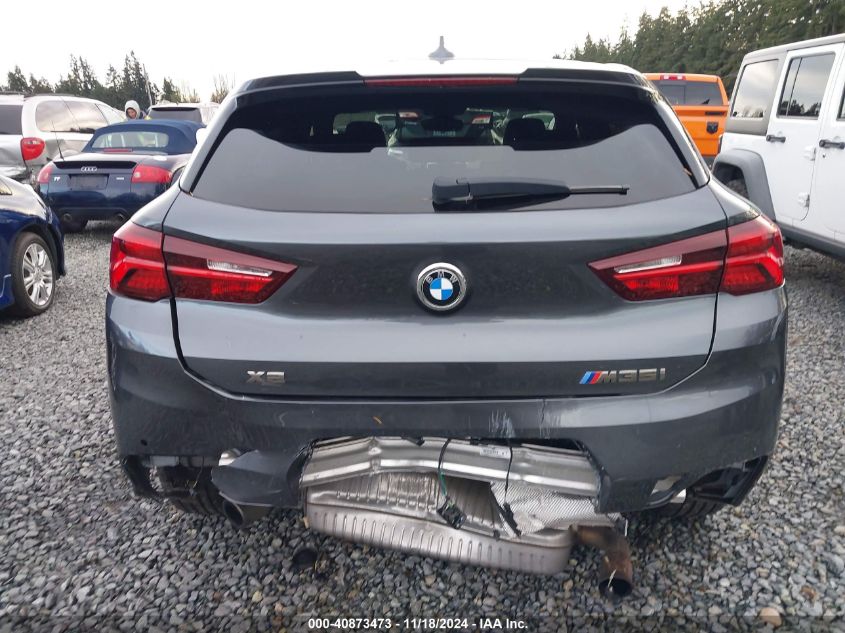 2021 BMW X2 M35I VIN: WBXYN1C03M5T19751 Lot: 40873473