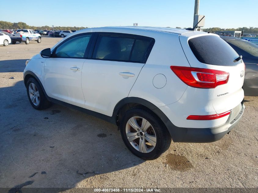 2013 Kia Sportage Lx VIN: KNDPBCA26D7421115 Lot: 40873488