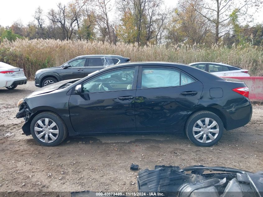 2015 Toyota Corolla Le VIN: 2T1BURHE8FC334387 Lot: 40873489