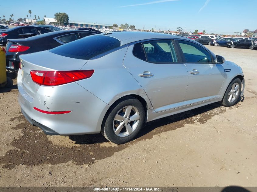 2015 Kia Optima Lx VIN: 5XXGM4A78FG488188 Lot: 40873492