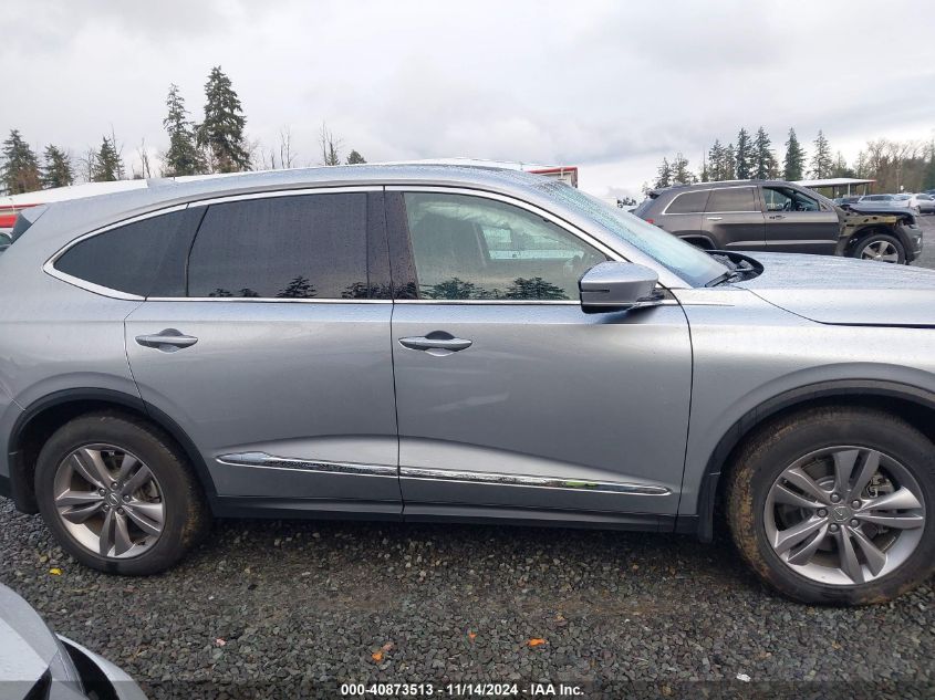 2022 Acura Mdx Standard VIN: 5J8YE1H35NL009244 Lot: 40873513