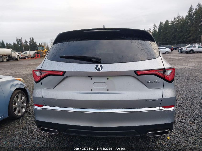 2022 Acura Mdx Standard VIN: 5J8YE1H35NL009244 Lot: 40873513