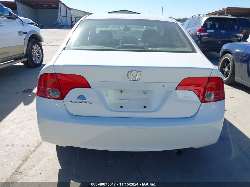 2008 Honda Civic Lx VIN: 1HGFA165X8L056183 Lot: 40873517