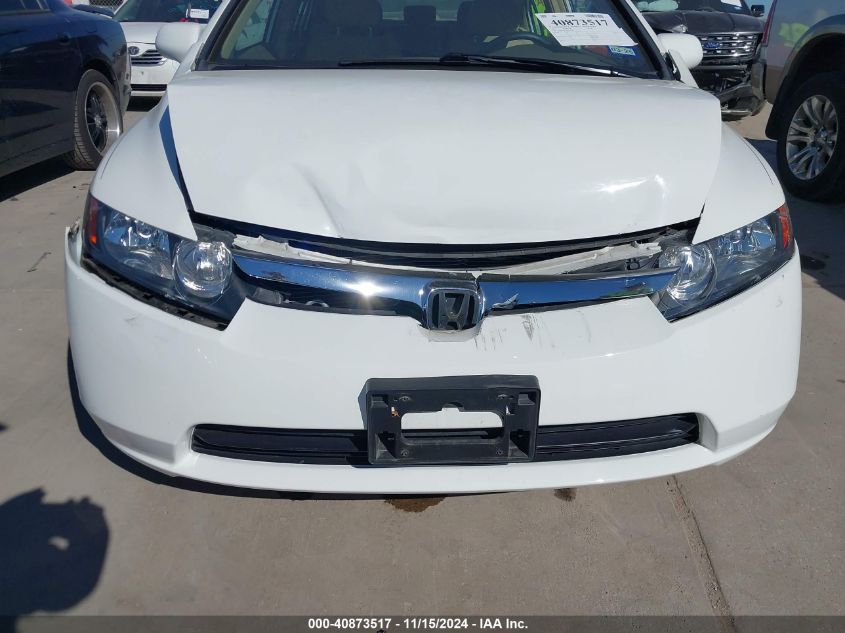 2008 Honda Civic Lx VIN: 1HGFA165X8L056183 Lot: 40873517