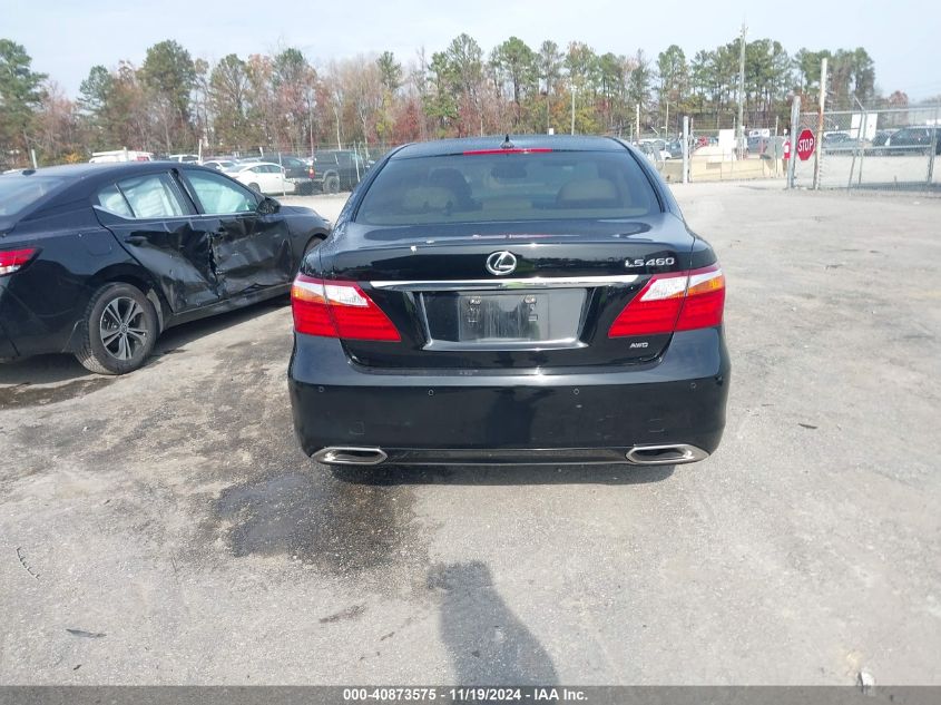 2011 Lexus Ls 460 VIN: JTHCL5EFXB5009503 Lot: 40873575