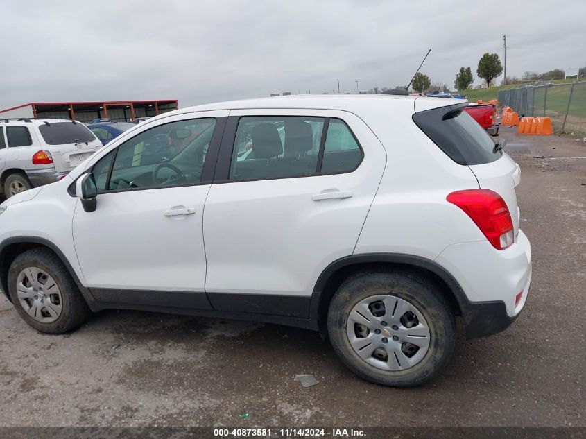 2018 Chevrolet Trax Ls VIN: 3GNCJKSB1JL209568 Lot: 40873581