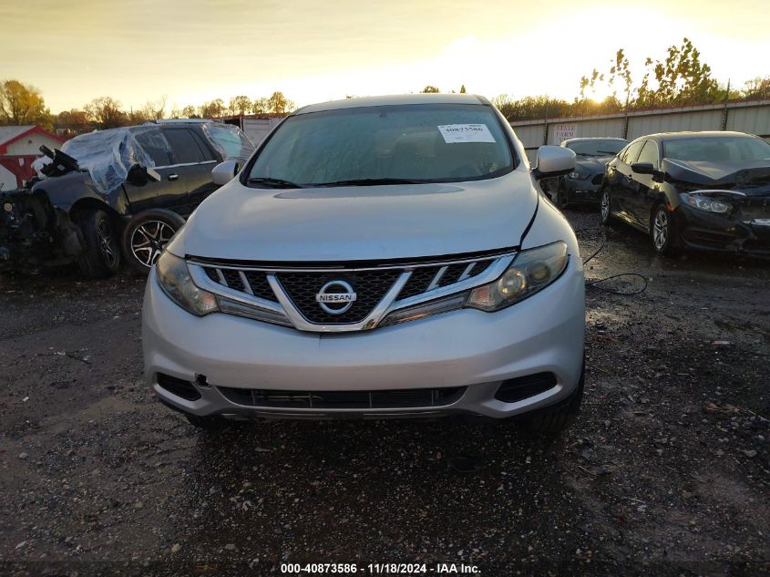 2012 Nissan Murano S VIN: JN8AZ1MU9CW121144 Lot: 40873586