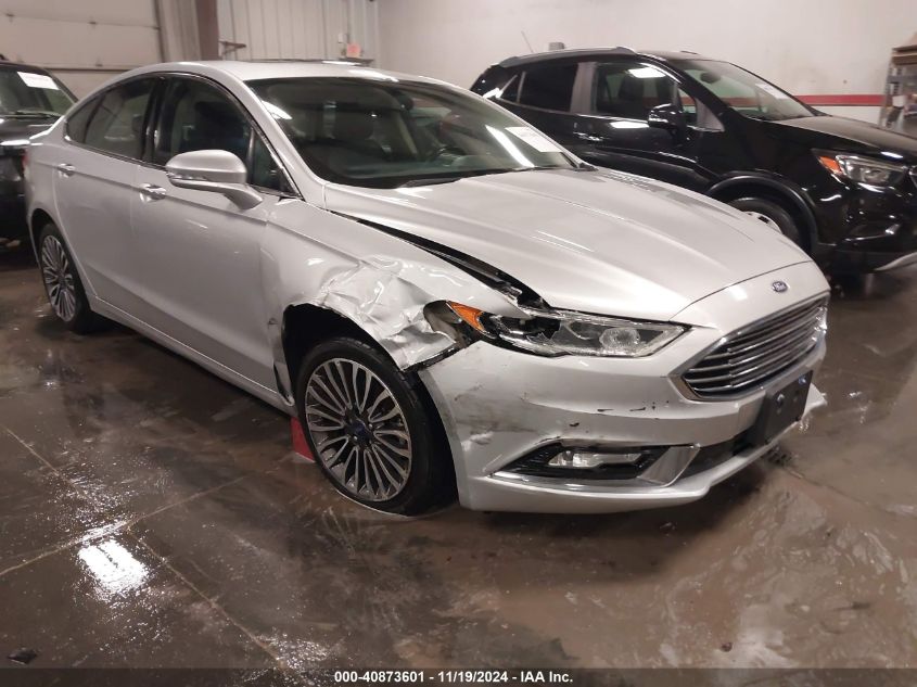 2017 Ford Fusion Se VIN: 3FA6P0HD1HR299223 Lot: 40873601