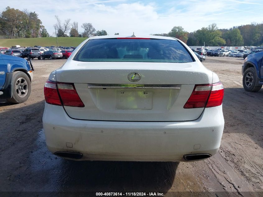 2007 Lexus Ls 460 VIN: JTHBL46F875047288 Lot: 40873614