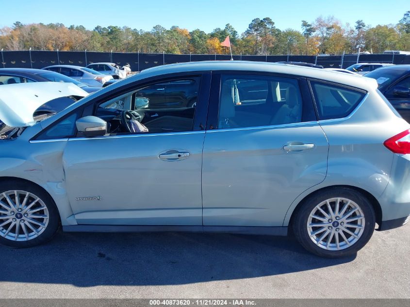 2013 Ford C-Max Hybrid Sel VIN: 1FADP5BU6DL551344 Lot: 40873620