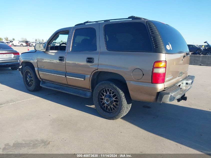 2003 Chevrolet Tahoe Ls VIN: 1GNEC13V93R247650 Lot: 40873638