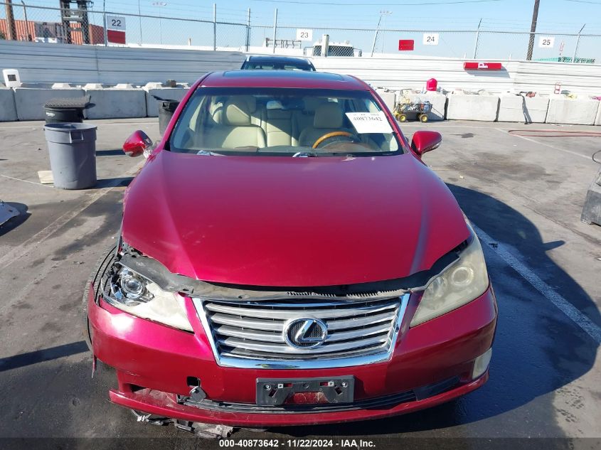 2010 Lexus Es 350 VIN: JTHBK1EGXA2357656 Lot: 40873642