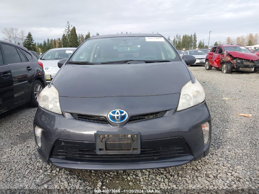 2012 Toyota Prius Three VIN: JTDKN3DU8C5455081 Lot: 40873665