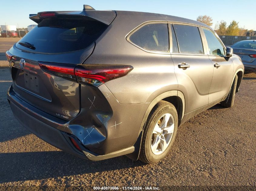 2024 Toyota Highlander Le VIN: 5TDKDRBH7RS538502 Lot: 40873666