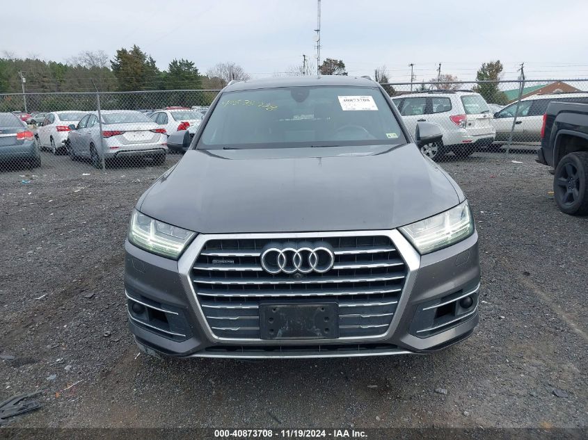 2018 Audi Q7 3.0T Premium VIN: WA1VAAF73JD042938 Lot: 40873708