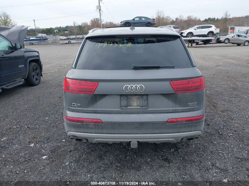 2018 Audi Q7 3.0T Premium VIN: WA1VAAF73JD042938 Lot: 40873708