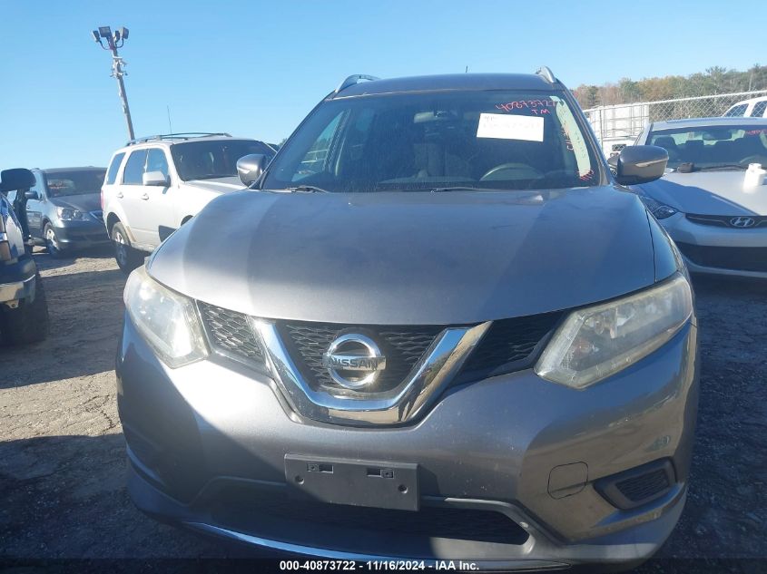 2015 Nissan Rogue Sv VIN: KNMAT2MVXFP511762 Lot: 40873722