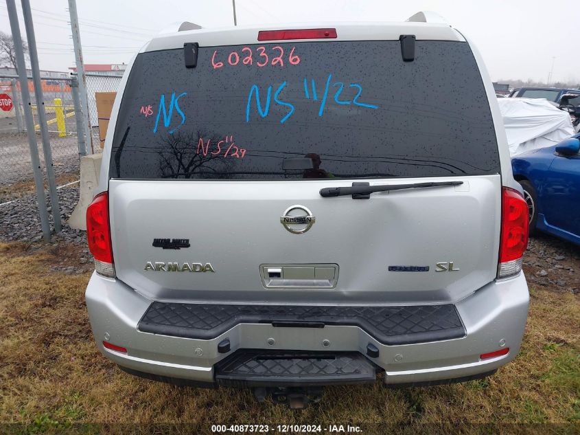 2012 Nissan Armada Sl VIN: 5N1BA0ND8CN602326 Lot: 40873723