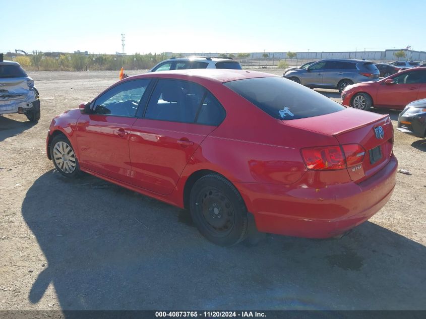 2011 Volkswagen Jetta 2.5L Se VIN: 3VWDX7AJ0BM399745 Lot: 40873765