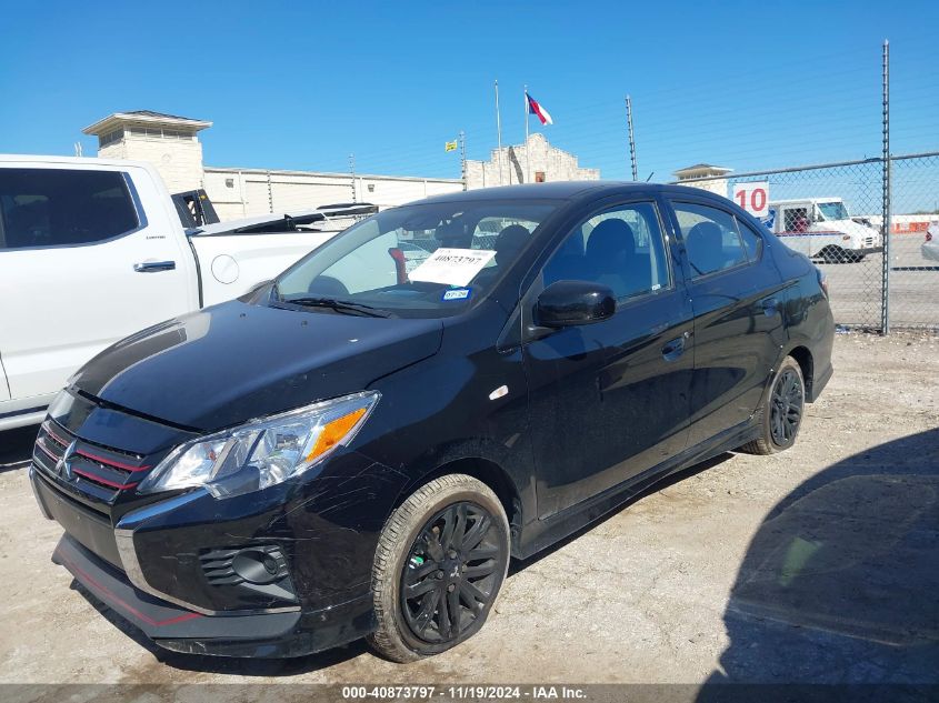 2024 Mitsubishi Mirage G4 Black Edition VIN: ML32FUFJ6RHF09934 Lot: 40873797