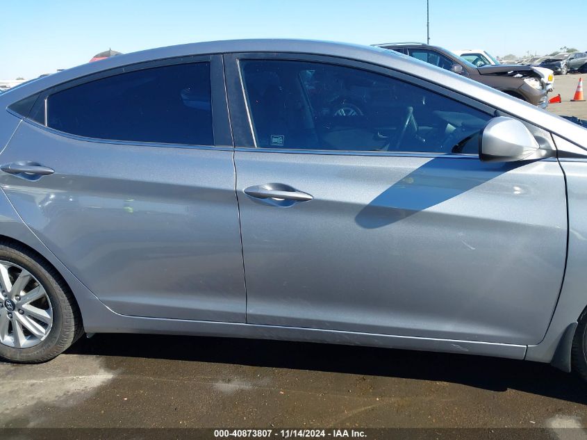 2015 Hyundai Elantra Se VIN: KMHDH4AE0FU344985 Lot: 40873807