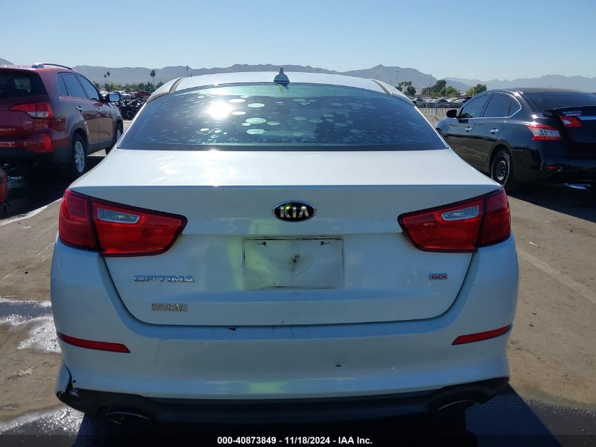 2015 Kia Optima Lx VIN: 5XXGM4A73FG373417 Lot: 40873849