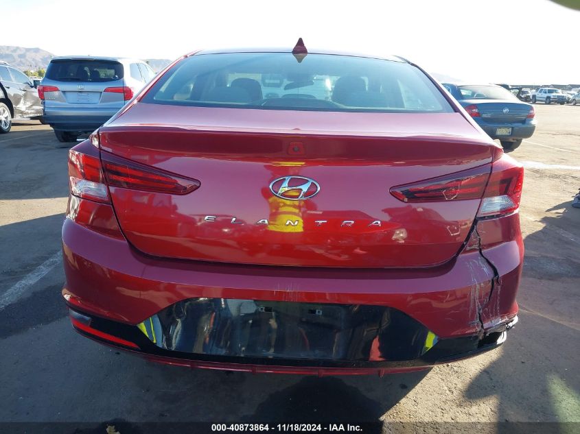 2019 Hyundai Elantra Sel VIN: KMHD84LF4KU767956 Lot: 40873864