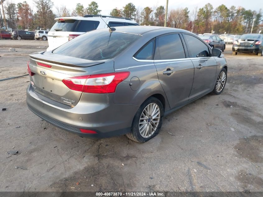 VIN 1FADP3J25EL378356 2014 Ford Focus, Titanium no.4