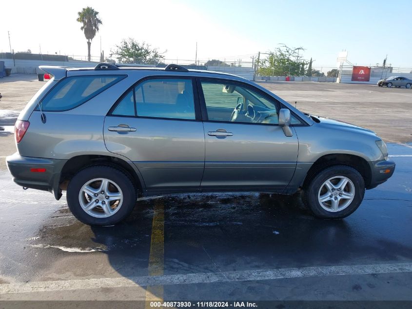 2000 Lexus Rx 300 VIN: JT6GF10U7Y0076825 Lot: 40873930