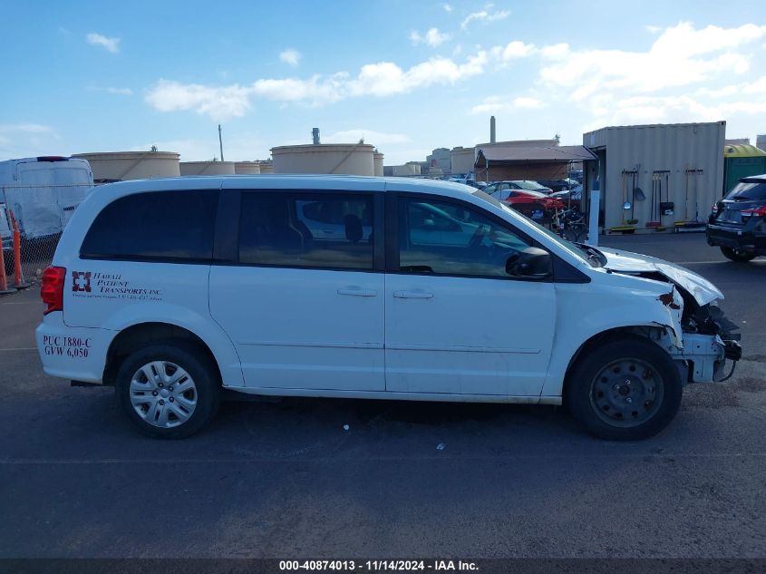 2017 Dodge Grand Caravan Se VIN: 2C4RDGBG1HR717961 Lot: 40874013