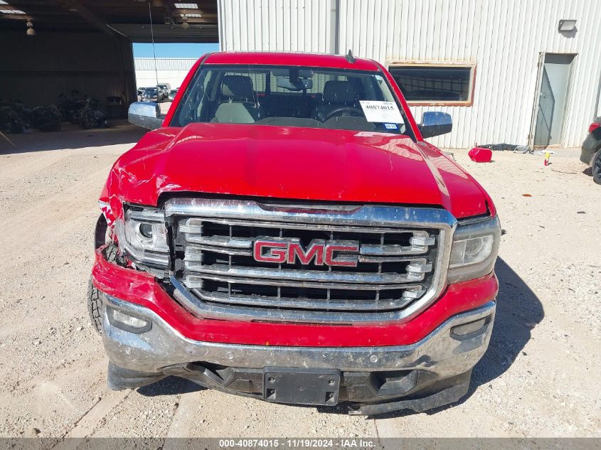 2018 GMC Sierra 1500 Slt VIN: 3GTP1NEC3JG277458 Lot: 40874015