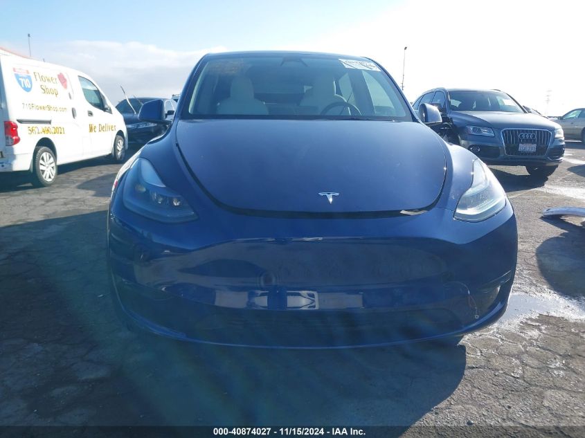 2022 Tesla Model Y Performance Dual Motor All-Wheel Drive VIN: 7SAYGDEF5NF559607 Lot: 40874027