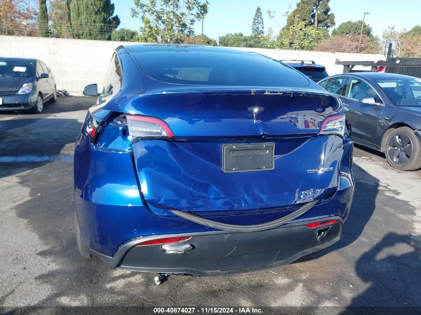 2022 Tesla Model Y Performance Dual Motor All-Wheel Drive VIN: 7SAYGDEF5NF559607 Lot: 40874027