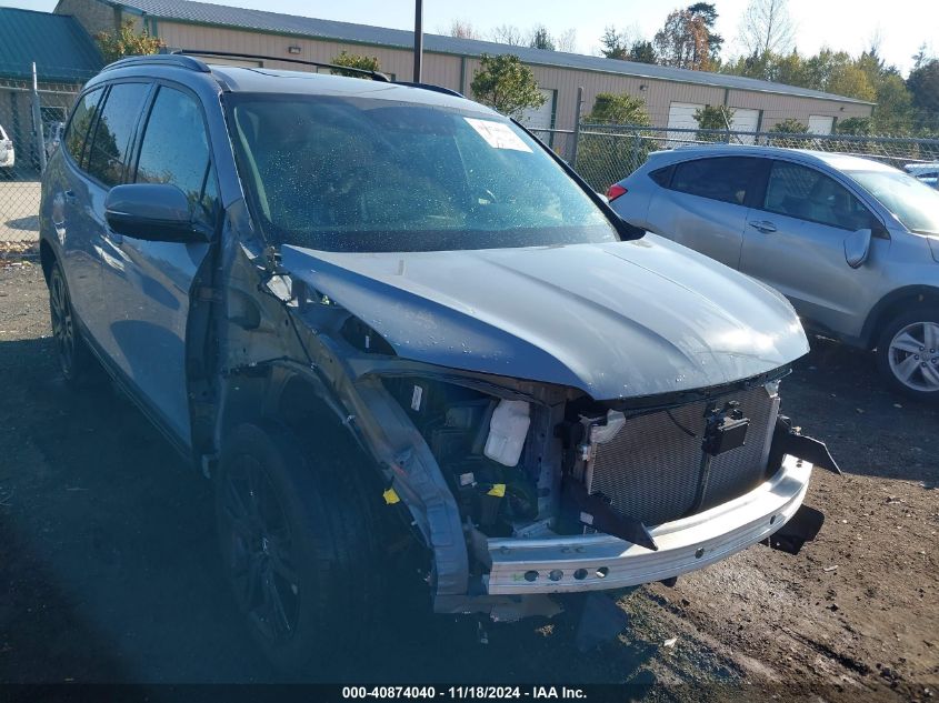 2022 Honda Pilot Awd Black Edition VIN: 5FNYF6H73NB037994 Lot: 40874040