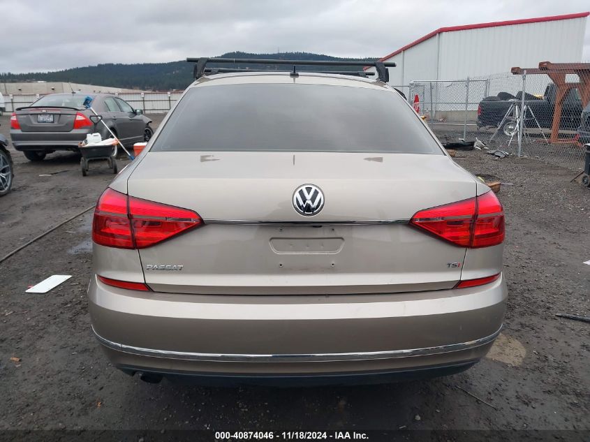 2016 Volkswagen Passat 1.8T S VIN: 1VWAT7A36GC019753 Lot: 40874046