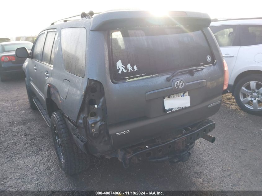 2005 Toyota 4Runner Limited V8 VIN: JTEBT17R750048821 Lot: 40874066