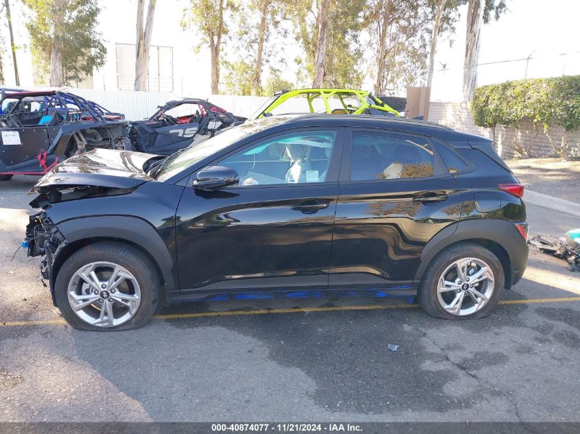 2022 Hyundai Kona Sel VIN: KM8K62AB9NU887015 Lot: 40874077